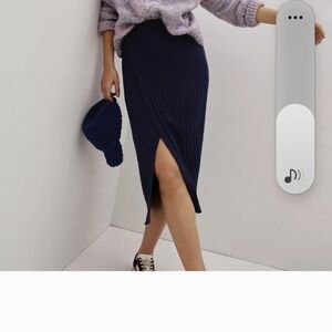 Anthropologie Leanna Knit Midi Skirt SM